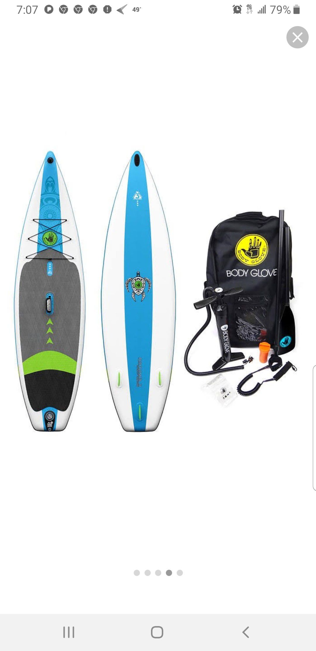 Body glove sup complete package performer 11'