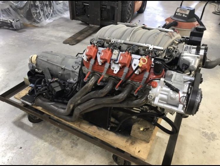 LS9 TURN KEY MOTOR & 6L80 TRANSMISSION without SUPERCHARGER for Sale in