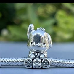 POCHACCO S925 STERLING SILVER HELLO KITTY FRIEND CHARM PANDORA COMPATIBLE 