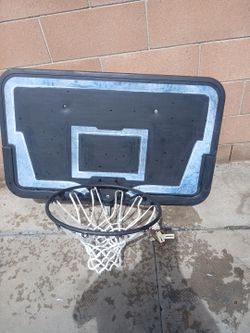 Basketball hoop backboard