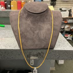 22KT Gold Snake Chain 39023-1 NJA 