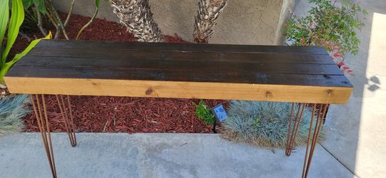 Wood Console Table