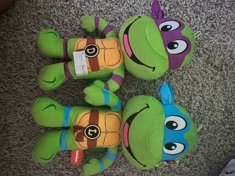 TMNT Donatello & Leonardo Plush Toys Set
