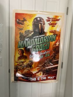 Madalorian and Grogu poster