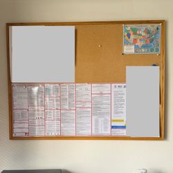 Large cork board
