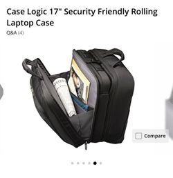 Case Logic 17" Security Friendly Rolling Laptop Case