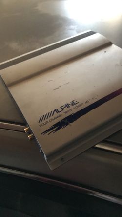 Alpine 4 Channel Power Amp 