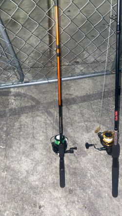 two fishing poles