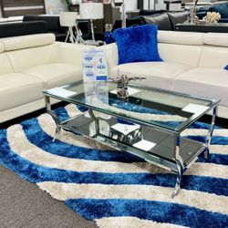 Beautiful White Two Piece Sofa&Loveseat On Amazing Sale $699