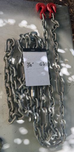 14.5ft x 7/16" Heavy Duty Tow/Transport/Lifting Chain