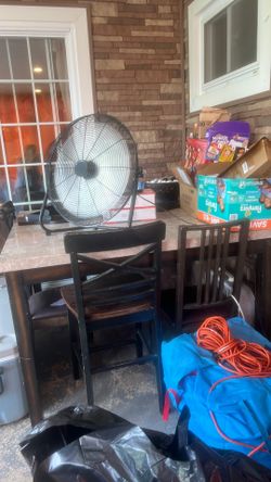 Table and chairs