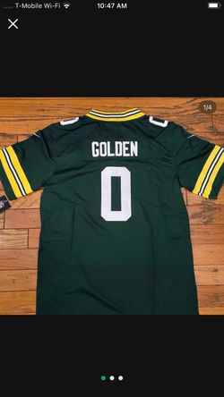 Green Greenbay golden jersey