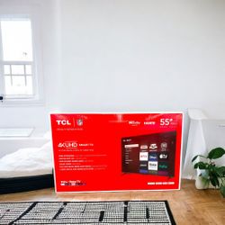 HD372 55” TCL smart 4k led Uhd tv floor model 