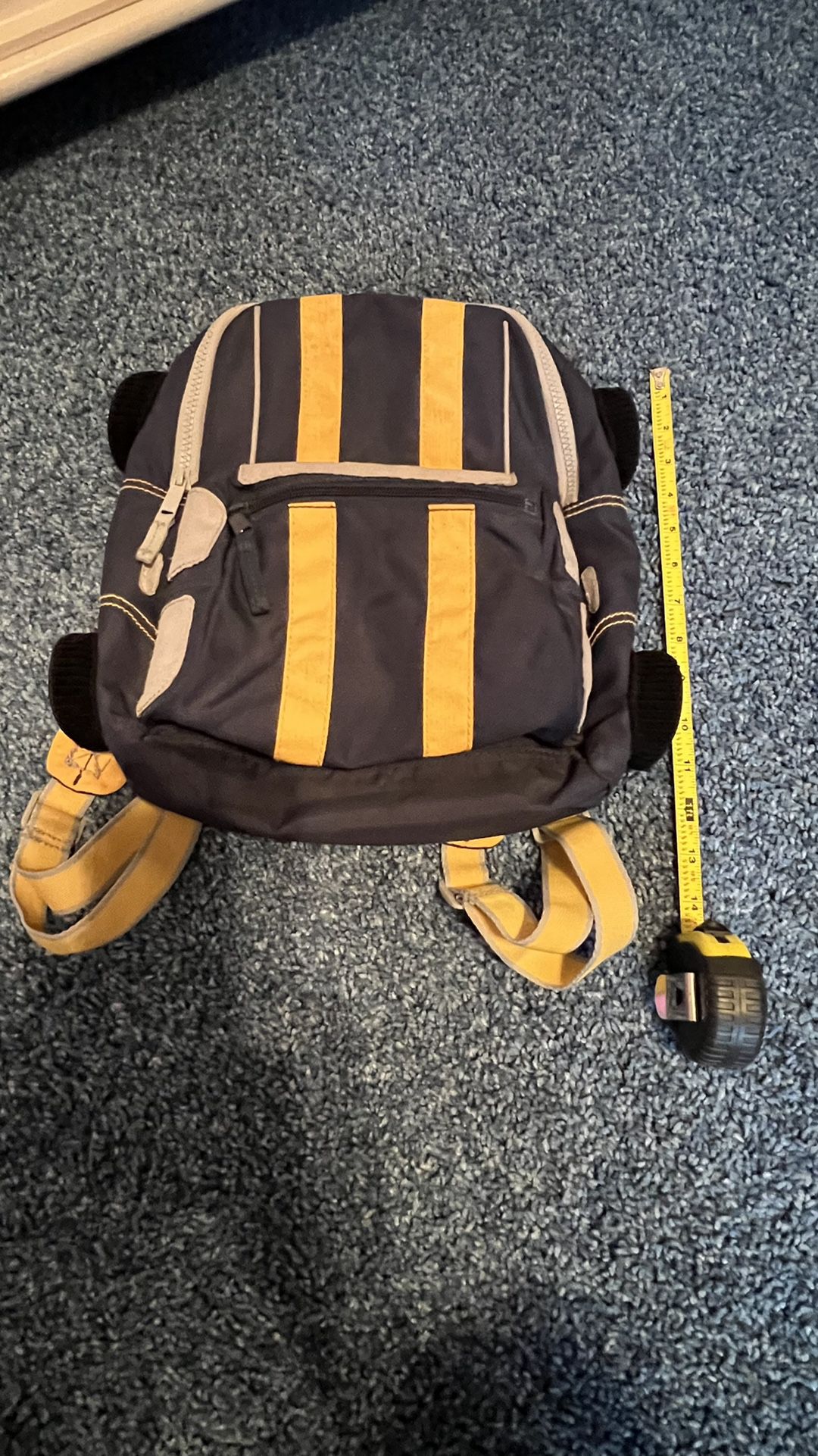 Toddler race car backpack