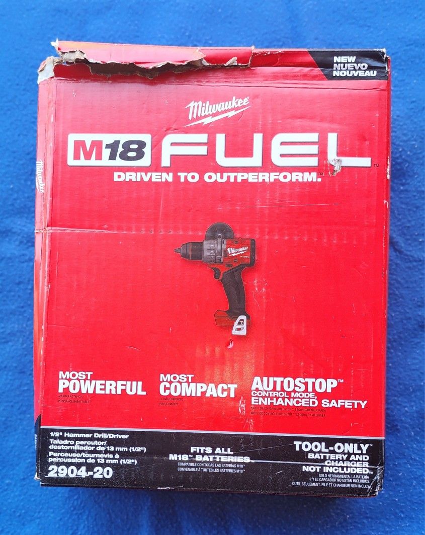M18 FUEL 18V Lithium-Ion Brushless Cordless 1/2 in. Hammer Drill/Driver (Tool-Only)