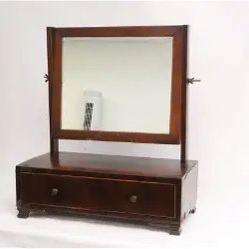 Antique Dresser Top Shaving Mirror 