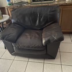 Natucci Leather Living  Room Chair