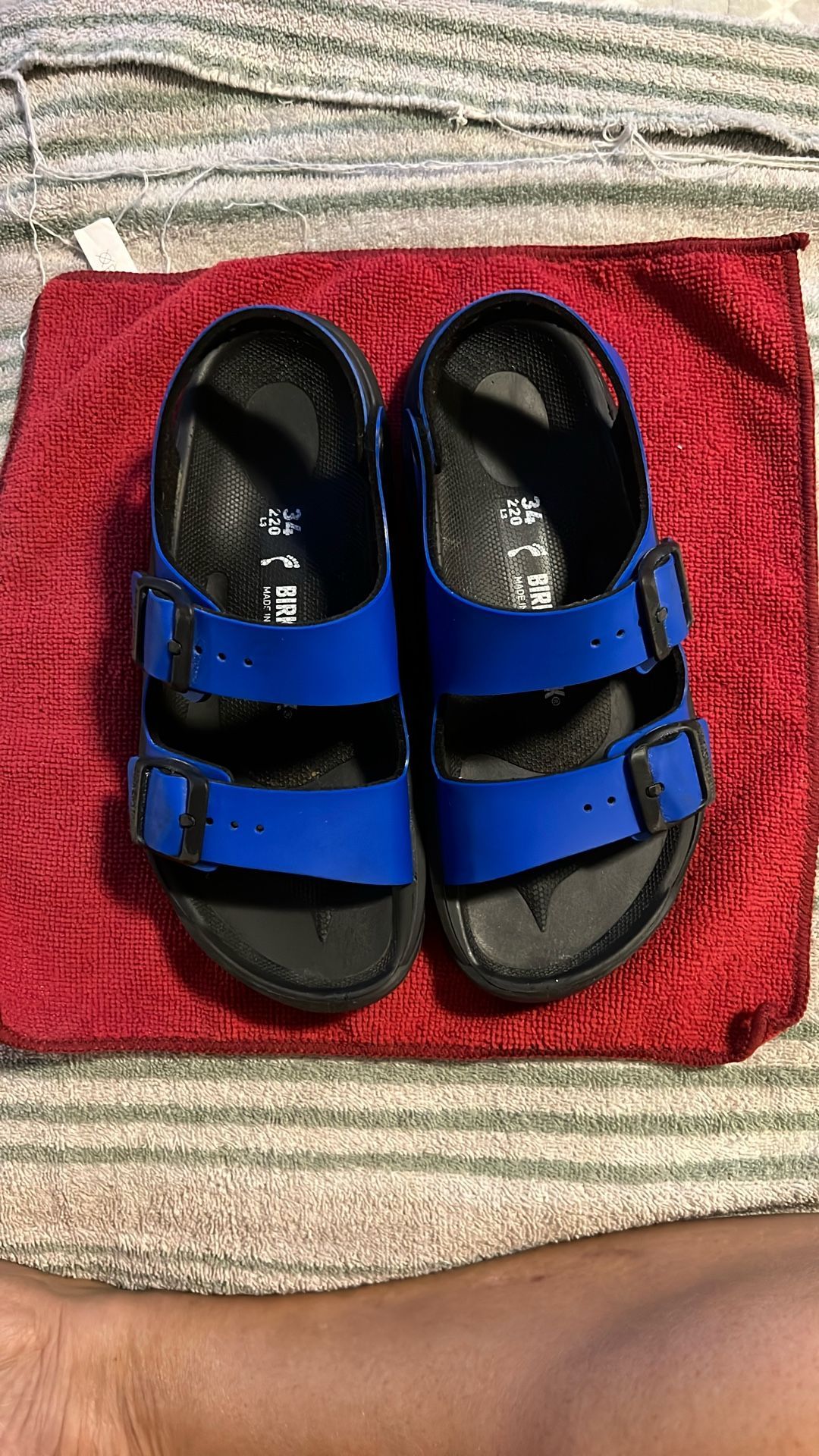 Birkenstock Kids Mogami icy ultra blue