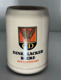 Vintage CD Dinkelacker Biere German Beer Stein Mug