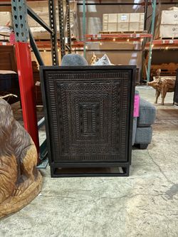 MEGA SALE! Black Solid Wood One Door Sideboard - Cola (Save $499)