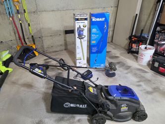Kobalt lawn care equipment