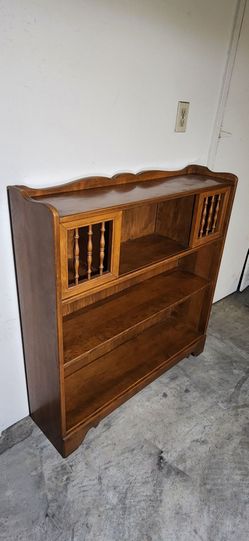 Ethan Allen Solid Wood Bookcase - Early American