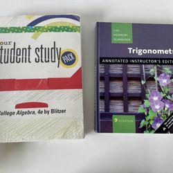 College Algebra and Trigonometry Textbooks