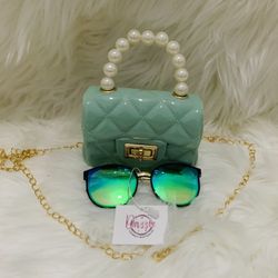 Crossbody Bag And Sunglass For Girl 