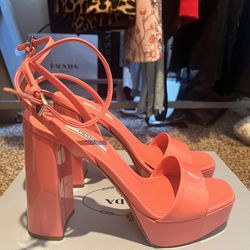 PINK PRADA HEELS