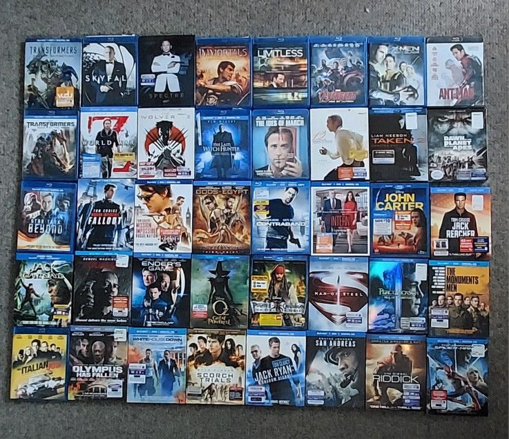 Lot Of 40 Blu-rays 