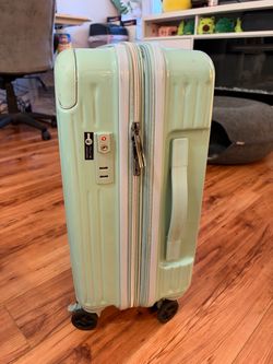 Cute Teal carry on luggage