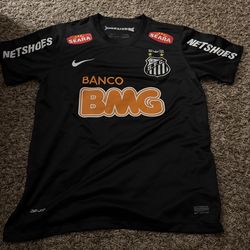 Nike black Santos FC Neymar Jr. jersey
