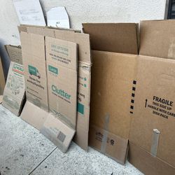 Moving Boxes Like New Used Gently 
