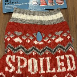 New Small Dog Sweater $ 4 Cash 