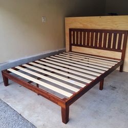 Queen bed frame 