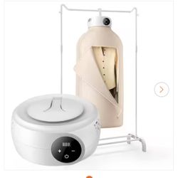 VEVOR Portable Clothes Dryer, Clothes Dryer with Dryer Bag, PTC Heating and LED Display, Foldable Mini Dryer with 5-H Timer