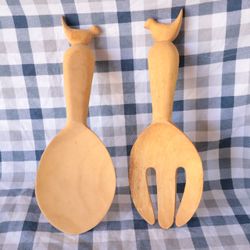 Antique wooden utensils