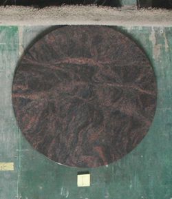 Granite Lazy Susan – Flat, ¾ " Thick, 35 ½ " Diameter   