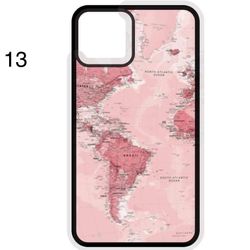 Pink Map Personalized Case