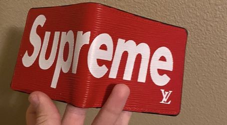 Supreme Louis Vuitton Epi Red Wallet 