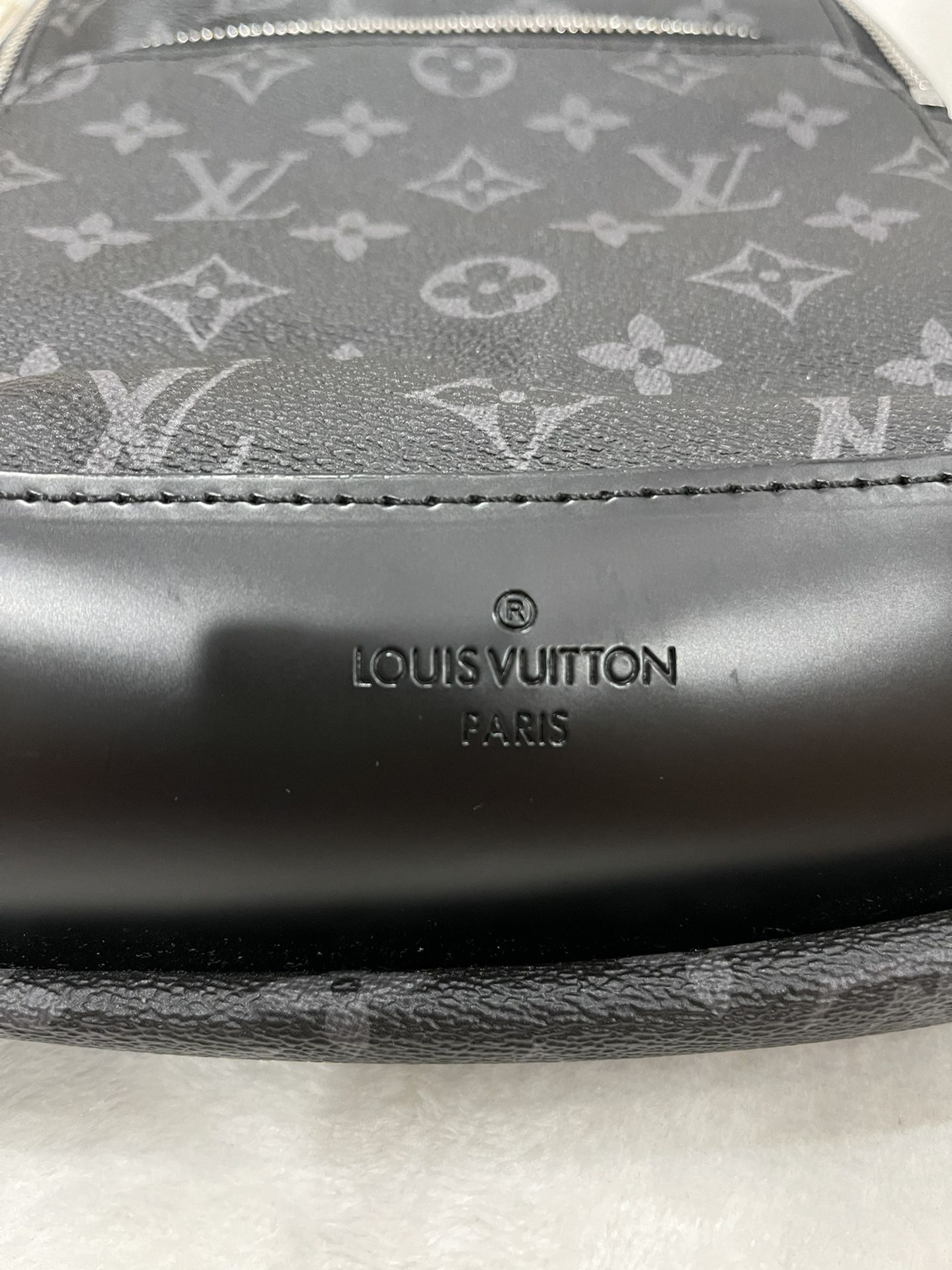 Louis Vuitton Chalk Sling Bag Monogram Shadow Black in Calfskin with Black-tone  - US