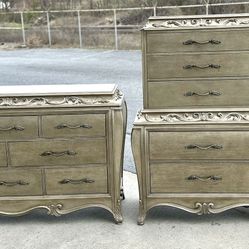 Rhianna Collection Bedroom Set by Pulaski Furniture Includes   - Dresser  -  Chest of Drawers  - Night Stand 