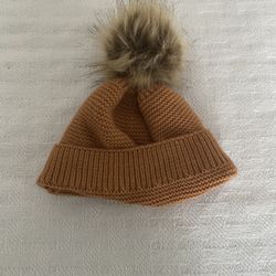 Brown Knit Hat