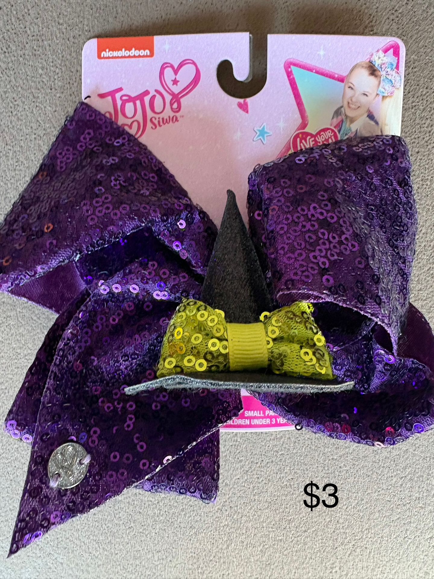 Jojo Siwa Girls Hair Bow Clip 
