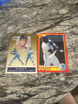 Bo Jackson Kansas City Royals Baseball Cards