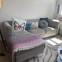 Gray Sectional Couch