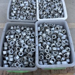 1-1/4” Heavy Duty Galvanized Nuts