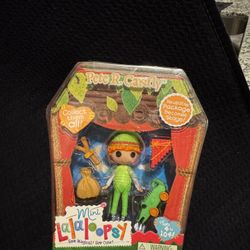  Mini Lalaloopsy NEW IN BOX Pete R CanFly Figure Peter Pan Set NIB Rare Doll. Some tape on package and shelf wear