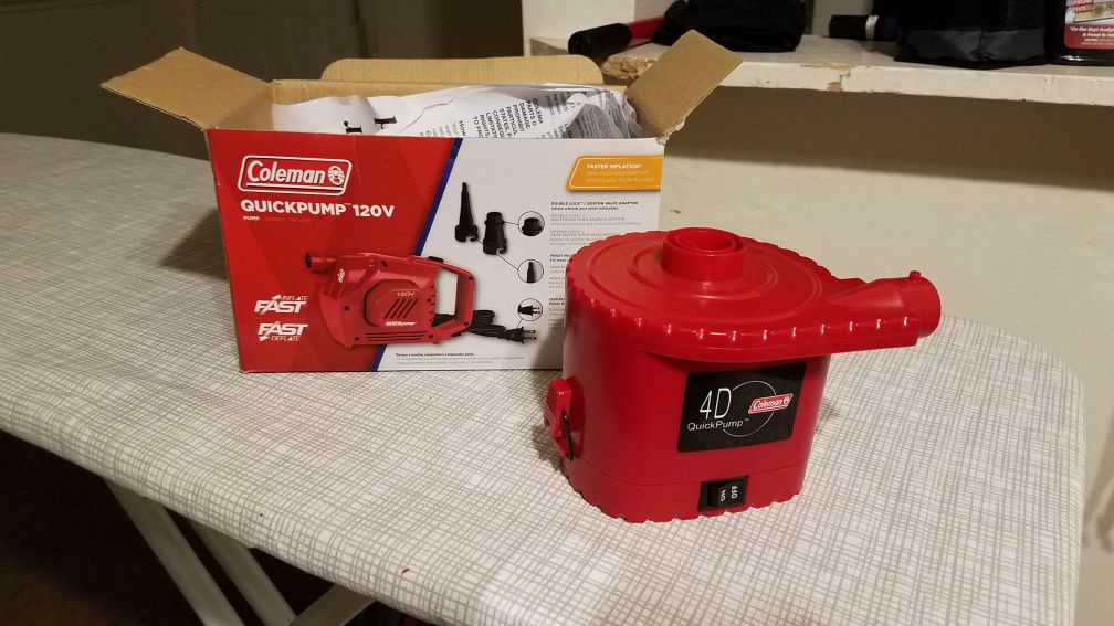 Coleman battery operated air pump