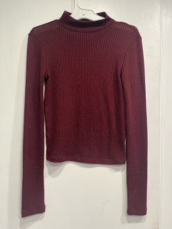 Forever 21 Burgundy Turtleneck
